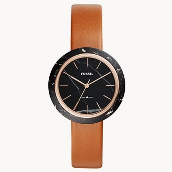 Fossil Camille Women's Ladies Luggage Leather‎ Watch ES4382 - Picture 1 of 10